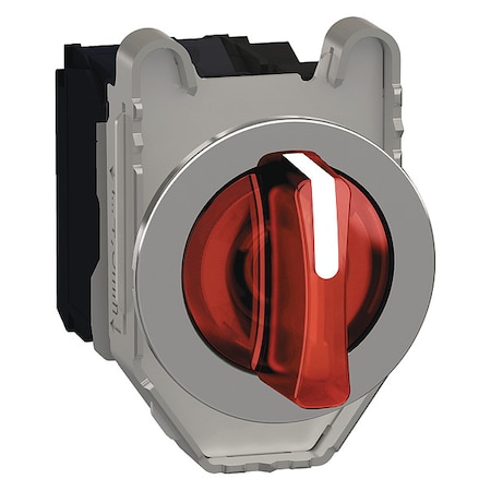 Schneider Electric Selector Switch, Illum, 3 Pos, 30mm, Red XB4FK134G5