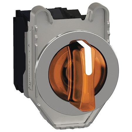 Schneider Electric SelectorSwitch, Illum, 3Pos, 30mm, Orange XB4FK135B5
