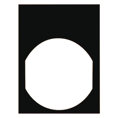 Schneider Electric Legend Plate, Black/Black, Rectangular ZBY42101