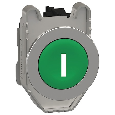 Schneider Electric Push Button Operator, 30 mm, 1NO, Green XB4FA3311