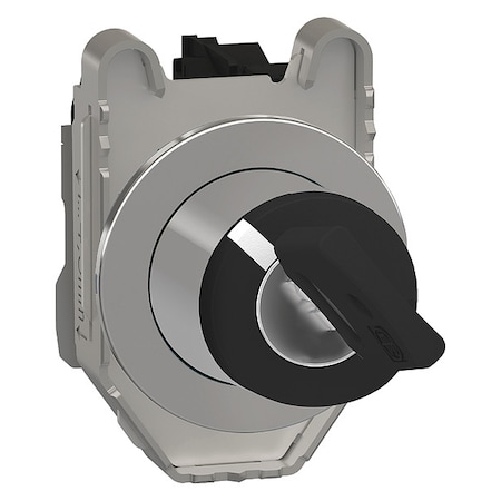 Schneider Electric SelectorSwitch, Keyed, 2Pos, 30mm, Black XB4FG41