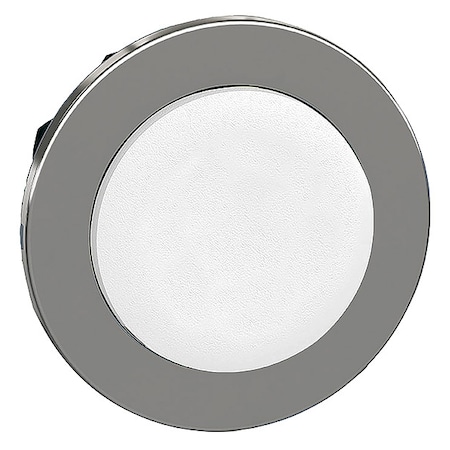Schneider Electric Pushbutton Head, 30 mm, White ZB4FH1