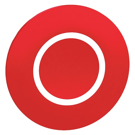 Schneider Electric Push Button Head, Marked, 22mm, Red ZBA7432