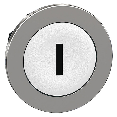Schneider Electric Pushbutton Head, 30 mm, Black, White ZB4FA131