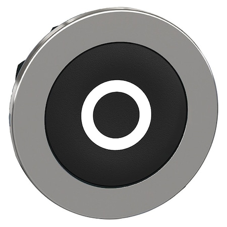 Schneider Electric Pushbutton Head, 30 mm, Black, White ZB4FA232