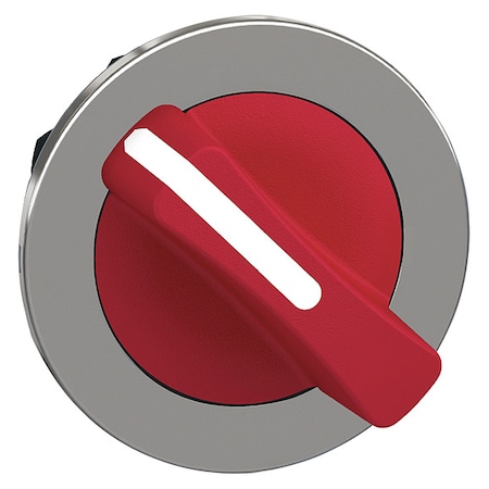 Schneider Electric ShortHandleSelectorSwitch, Red, 2Pos, 30mm ZB4FD204