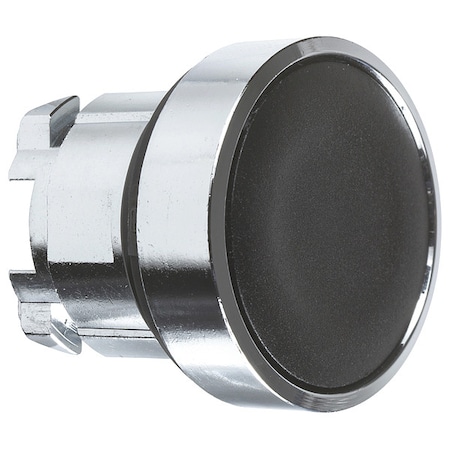 Schneider Electric Pushbutton Head, 22 mm, Black ZB4BA2TQ