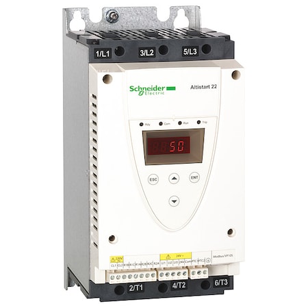 Schneider Electric Soft Start, 230 to 600V AC, 32 A ATS22D32S6