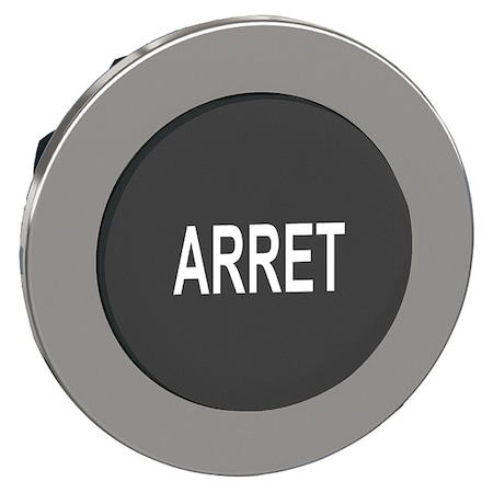 Schneider Electric Pushbutton Head, 30 mm, Black ZB4FL233