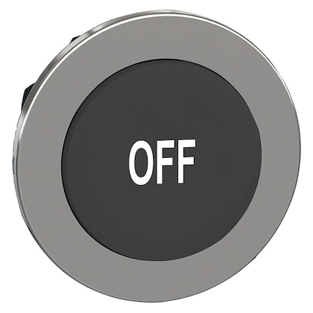 Schneider Electric Pushbutton Head, 30 mm, Black ZB4FL235
