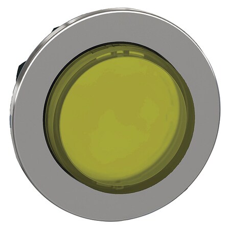Schneider Electric Head for Push Button, 30 mm, Yellow ZB4FW183