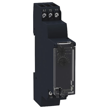 Schneider Electric Time Delay Relay, Square, Interval, 1 Functions 240V AC RE17LHBM