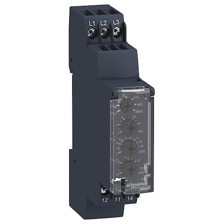 Schneider Electric Voltage Sensing Relay, 5A, 12VDC, 6 Pins RM17UAS14