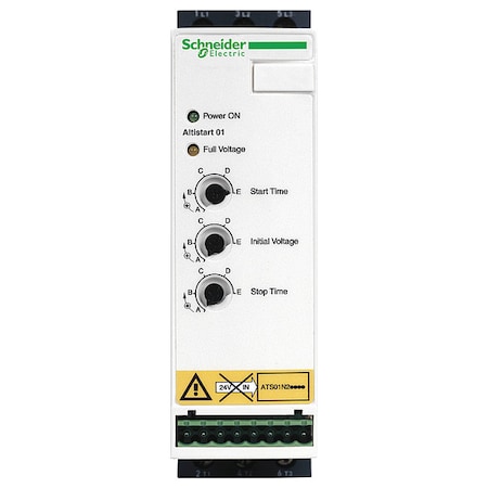 Schneider Electric Soft Start, 380 to 415V AC, 32 A ATS01N232QN