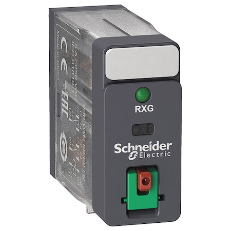 Schneider Electric Plug-In, Plug-In Relay, Square, 5 A, 8 Pins, Quick Connect RXG22E7