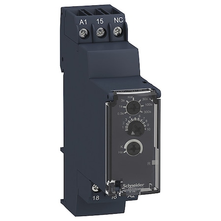 Schneider Electric Time Delay Relay, Square, Delay On De-Energization, Pulse On De-Energization, 2 Functions SPDT RE22R1MKMR