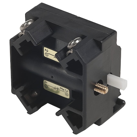 Schneider Electric Contact Block, Black, 2NO, 30 mm 9001KA55