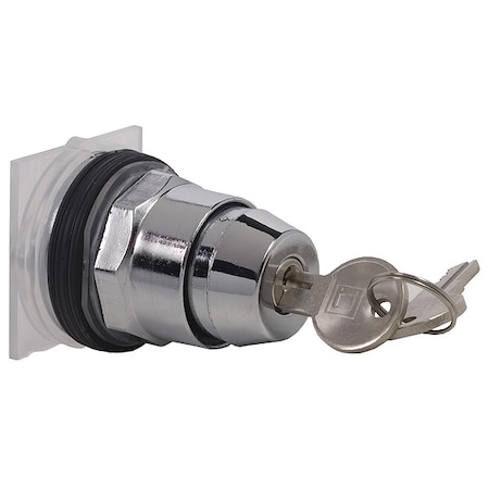 Schneider Electric KeyedSelectorSwitch, Black, 2Pos, 30mm 9001KS11K3E11