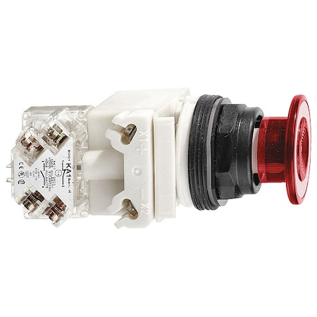 Schneider Electric Push Button Operator, 30 mm, Not Applicable, Red 9001SKR9P35LRR
