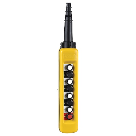 Schneider Electric PendantCntrlStn, DeadEnd, 8Buttn, Blk/Wht XACA881