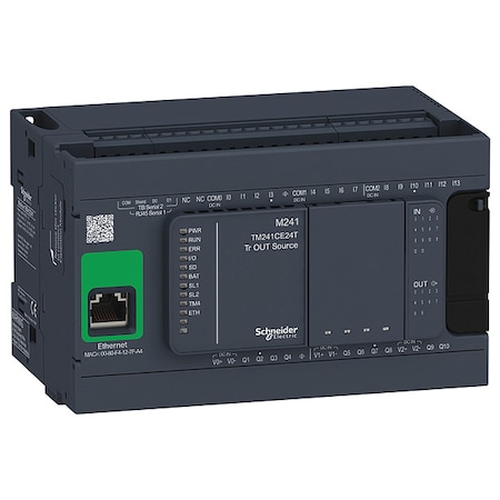 Schneider Electric LogicController, 14Inputs, 10Outputs, 16GB TM241CE24T