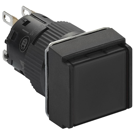 Schneider Electric Push Button Operator, 16 mm, SPDT, Black XB6ECA21P