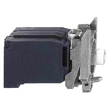 Schneider Electric LightBlck, Incandest, 480VAC/DC, Clear, 22mm ZB4BV8