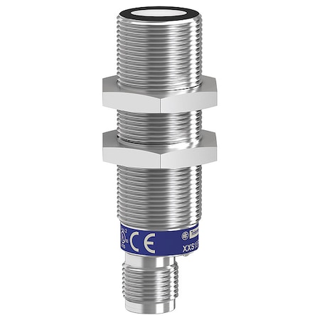 Telemecanique Sensors CylindricalUltrasonicSensor, Brass, M12 XXS18B1PM12