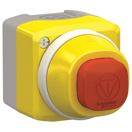 Schneider Electric Complete Control Station, 22 mm, 1NO/2NC XALK84W3BG