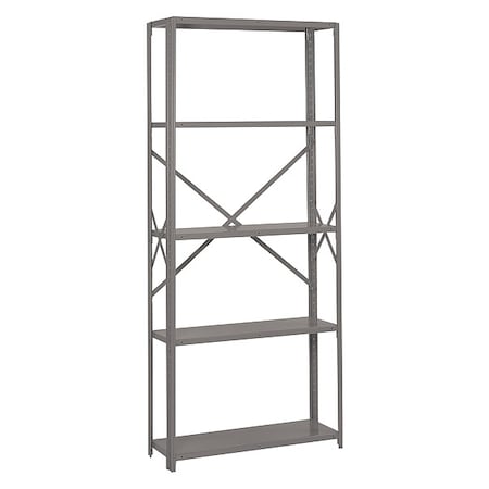 Lyon Metal Shelving, 84" H, 36" W, Gray DD8006SH