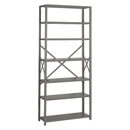 Lyon Metal Shelving, 84" H, 36" W, Gray DD8031SH