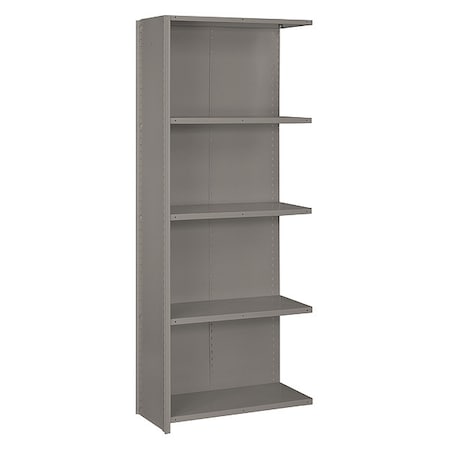 Lyon Metal Shelving, 84" H, 36" W, Gray DD8037H