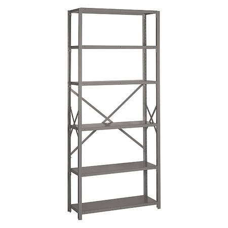 Lyon Metal Shelving, 84" H, 36" W, Gray DD8040SH