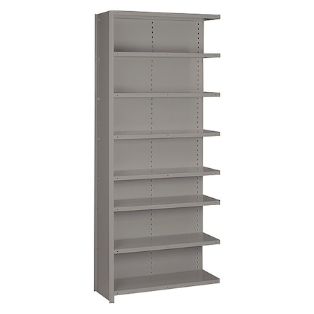 Lyon Metal Shelving, 84" H, 36" W, Gray DD8080H