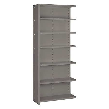 Lyon Metal Shelving, 84" H, 36" W, Gray DD8091H