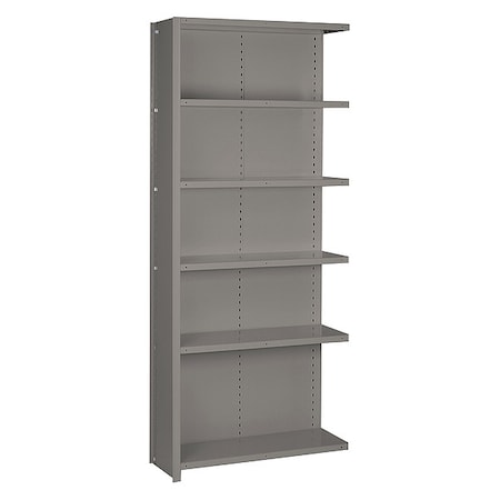 Lyon Metal Shelving, 84" H, 36" W, Gray DD8261H