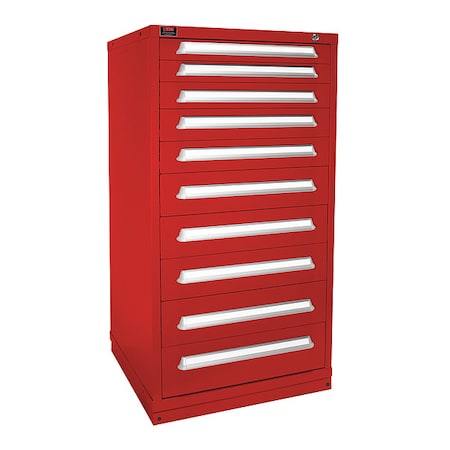 Lyon ModDrwrCab, 59.25"x30"x28", Red, 10Drwr HHM683030000CIL