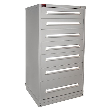 Lyon ModDrwrCab, 59.25"x30"x28", DvGry, 7Drwr DDM683030000GIL