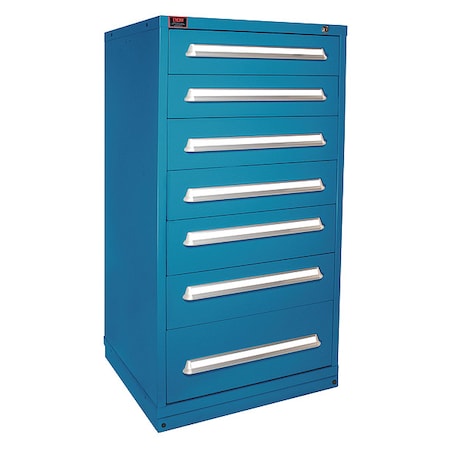 Lyon ModDrwrCab, 59.25"x30"x28", Blue, 7Drwr X6M683030000GIL
