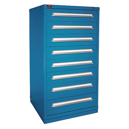Lyon ModDrwrCab, 59.25"x30"x28", Blue, 8Drwr X6M6830301014IL