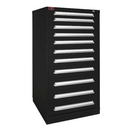 Lyon ModDrwrCab, 59.25"x30"x28", Black, 11Drwr KKM683030000FIL