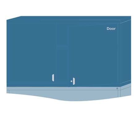 Lyon ModShelfCab, 31"x30"x28 1/4", Blue, 2Shlv X6N35603010550L