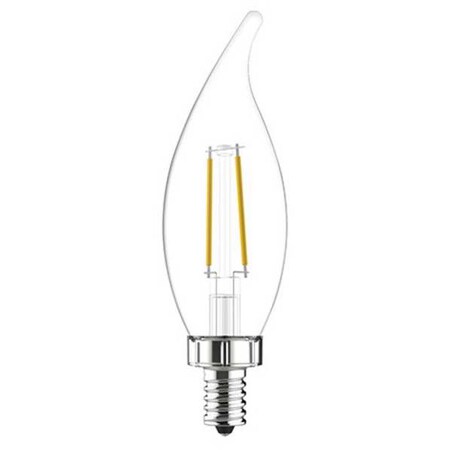 Current LED, 4 W, CA11, Candelabra Screw (E12), PK2 LED4DCAC-AGC-2BT