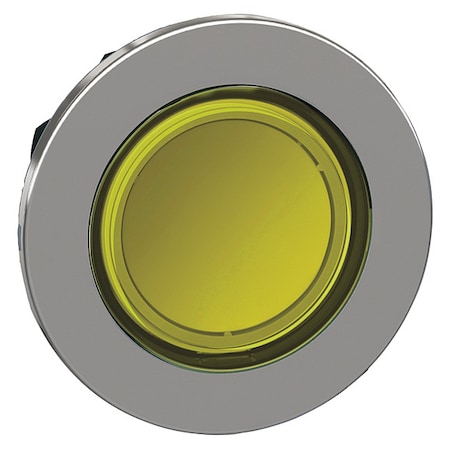 Schneider Electric Head for Push Button, 30 mm, Yellow ZB4FW383