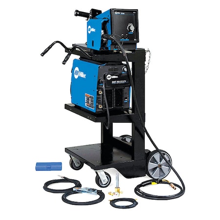 Miller Electric Multiprocess Welder, XMT 350 CC/CV, Phase Single-/Three-Phase , Gouging, MIG, Stick, TIG 951786