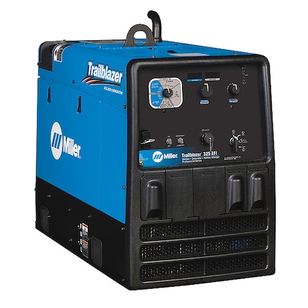 Miller Electric Engine Driven Welder, Trailblazer(R) 325 Series, Electric Start, 23 hp, Gas, 12,000 W Peak 907798004