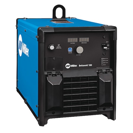 Miller Electric MIG Welder, Deltaweld 500, Three-Phase, 208V AC, 230V AC, 460V AC, 30 to 650A DC, 100 % 907785