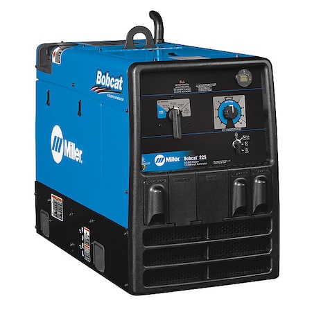 Miller Electric Engine-Driven Welder, Bobcat 225, Phase Single-Phase 907791001