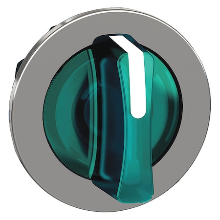 Schneider Electric ShortHandSelectSwtch, Illum, Grn, 3Pos, 30mm ZB4FK1333