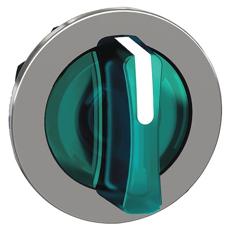 Schneider Electric ShortHandSelectSwtch, Illum, Grn, 3Pos, 30mm ZB4FK1533